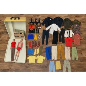 Vintage Barbie Ken Case - Etsy