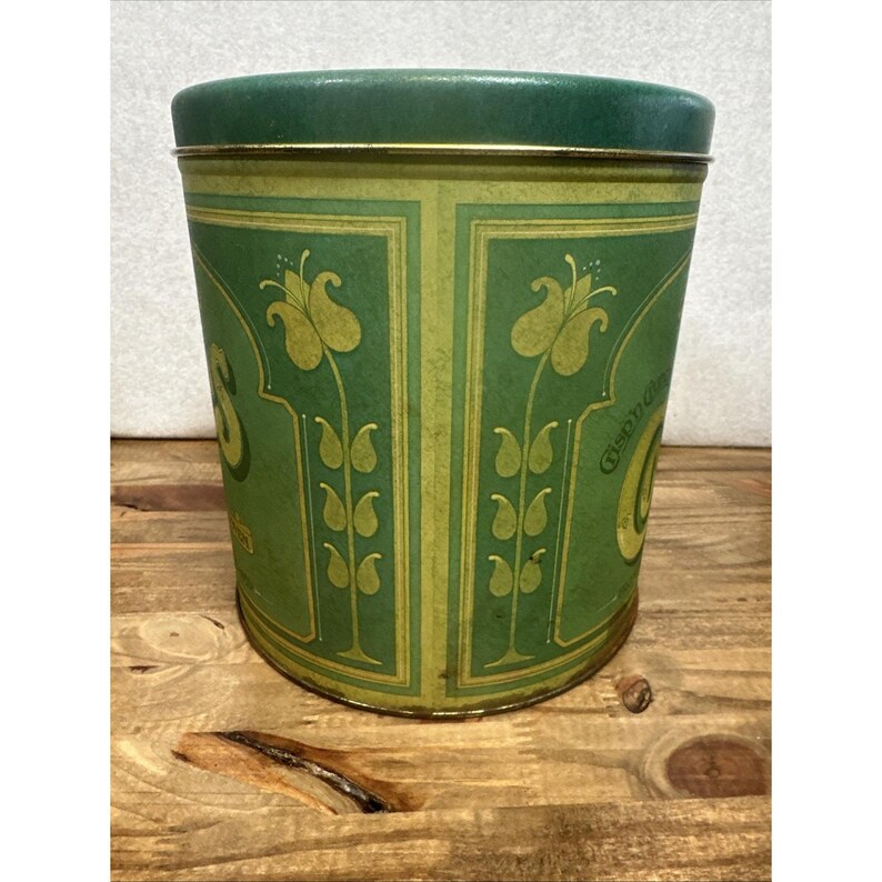 Vintage Homestyle Brand Cookies Tin Collectible Canister Home Style Can ...