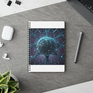 Maskininlärningsanteckningsbok | AI-utvecklare present spiraljournal | neurala nätverkskodning present till honom bild 5