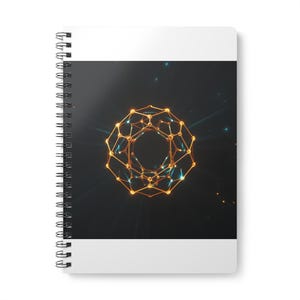 Blockchain Web3 Spiral Notebook | Crypto Developer Coding Journal | Dark Terminal Aesthetic