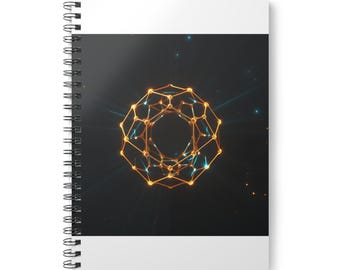Caderno Espiral Blockchain Web3 | Diário de Programação para Desenvolvedores de Criptomoedas | Estética Dark Terminal