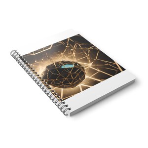 Crypto Developer Notebook | Web3 Blockchain Journal Dark Neon Gift for Programmer Coder image 4
