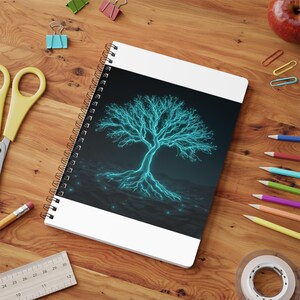 Programmer Spiral Notebook | Linux Developer Gift | Open Source Coding Journal | Dark Terminal Aesthetic image 6