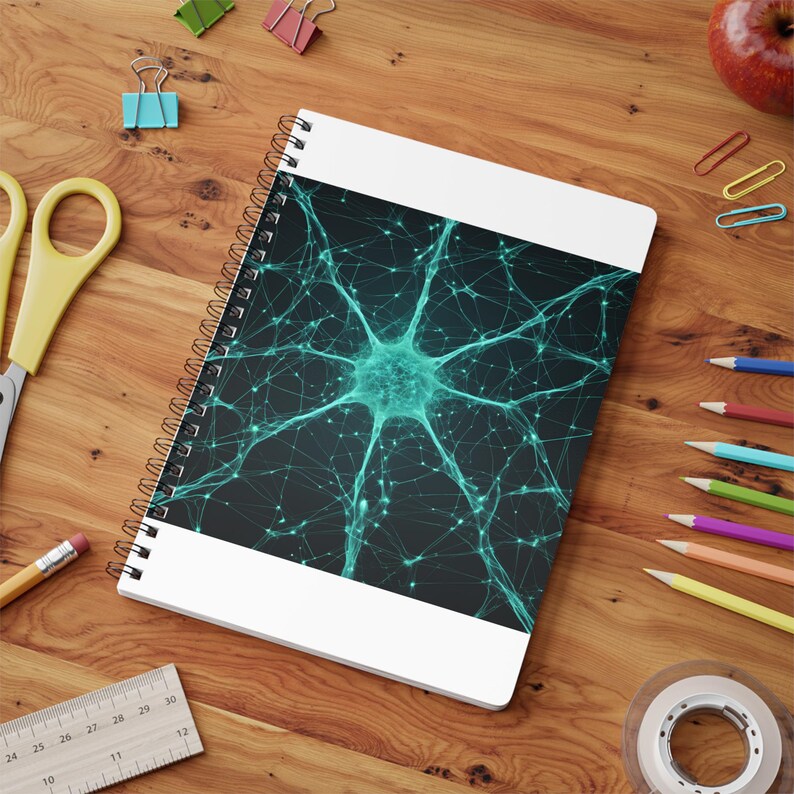 Data Science Spiral Notebook | Python ML Developer Coding Journal | Dark Terminal Aesthetic | Neural Network Log image 6