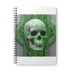 Hacker Spiral Notebook | Cybersecurity Gift for Pentesters & Devs | Dark Coding Journal for Infosec