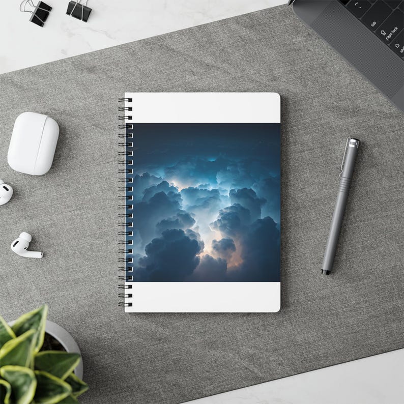 Spiralnotizbuch für Cloud Computing | Programmierjournal für DevOps-Ingenieure | Ästhetik des dunklen Terminalhimmels Bild 5