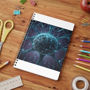 Maskininlärningsanteckningsbok | AI-utvecklare present spiraljournal | neurala nätverkskodning present till honom bild 6
