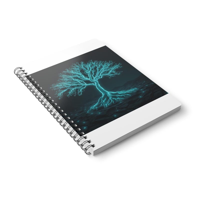 Programmer Spiral Notebook | Linux Developer Gift | Open Source Coding Journal | Dark Terminal Aesthetic image 4