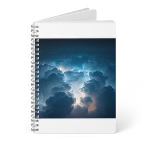 Spiralnotizbuch für Cloud Computing | Programmierjournal für DevOps-Ingenieure | Ästhetik des dunklen Terminalhimmels Bild 3