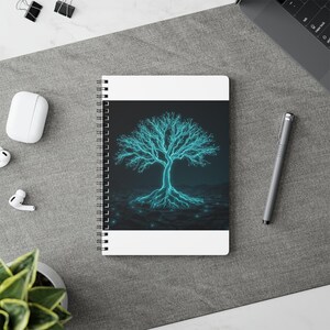 Programmer Spiral Notebook | Linux Developer Gift | Open Source Coding Journal | Dark Terminal Aesthetic image 5