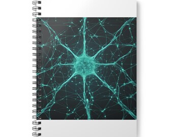 Spiralnotizbuch für Data Science | Programmierjournal für Python ML-Entwickler | Dunkles Terminal-Design | Protokoll neuronaler Netze