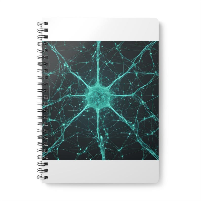 Data Science Spiral Notebook | Python ML Developer Coding Journal | Dark Terminal Aesthetic | Neural Network Log image 1