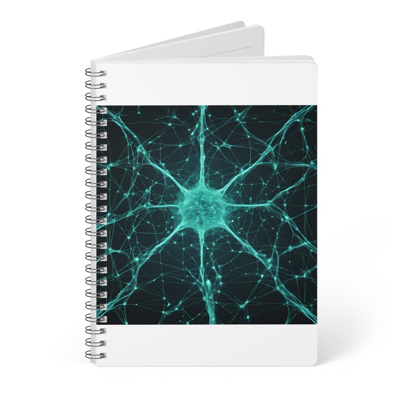 Data Science Spiral Notebook | Python ML Developer Coding Journal | Dark Terminal Aesthetic | Neural Network Log image 3