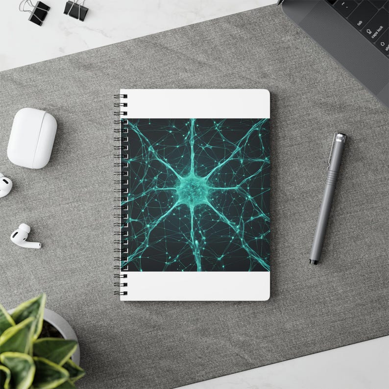Data Science Spiral Notebook | Python ML Developer Coding Journal | Dark Terminal Aesthetic | Neural Network Log image 5