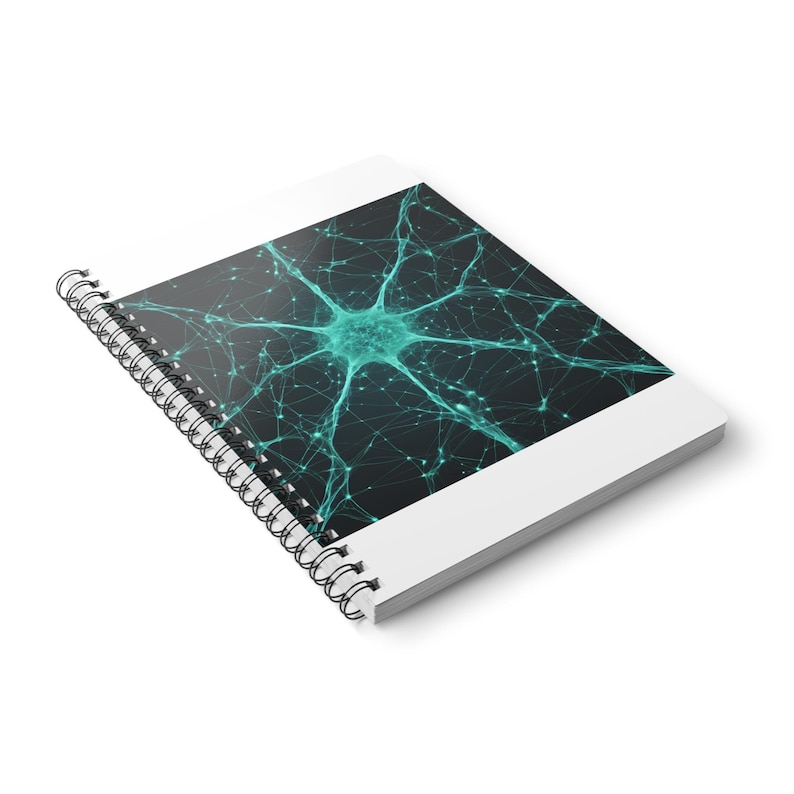 Data Science Spiral Notebook | Python ML Developer Coding Journal | Dark Terminal Aesthetic | Neural Network Log image 4