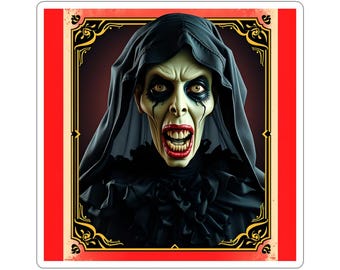 Mourning Mom Parody Trading Card Sticker Sheet | Gross-Out Victorian Grief Collector Art