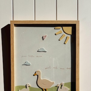 Three Little Ducks - Wooden Nursery Wall Art