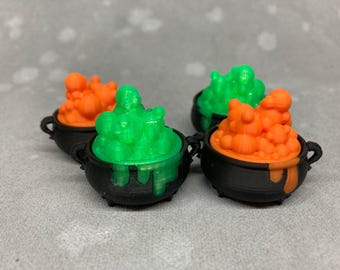 Bubbling Cauldron Fidget Clicker - Made with real keyboard switches, 3D Printed, Stim Toy