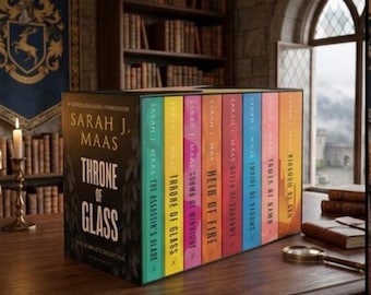 Coffret complet Le trône de verre broché – Collection Sarah J. Maas Fantasy Series