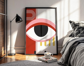 Bauhaus 1919 Poster, Minimalist S Curve Print, Abstract Black and White Wall Art, Chic Modern Geometric Decor, Clean Line Art Pattern