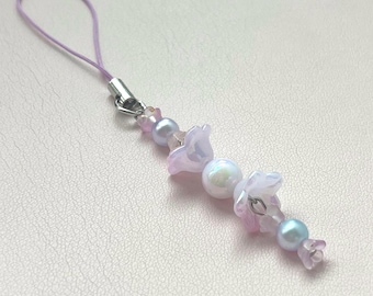 Kawaii Purple and Blue Pastel Candy Phone Charm