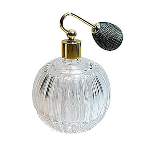 Atomiseur vide en verre de cristal - Flacon de parfum sculpté avec vaporisateur (230 ml)