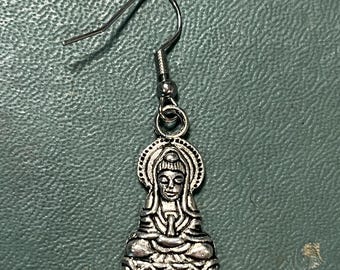 Buddha lotusörhängen