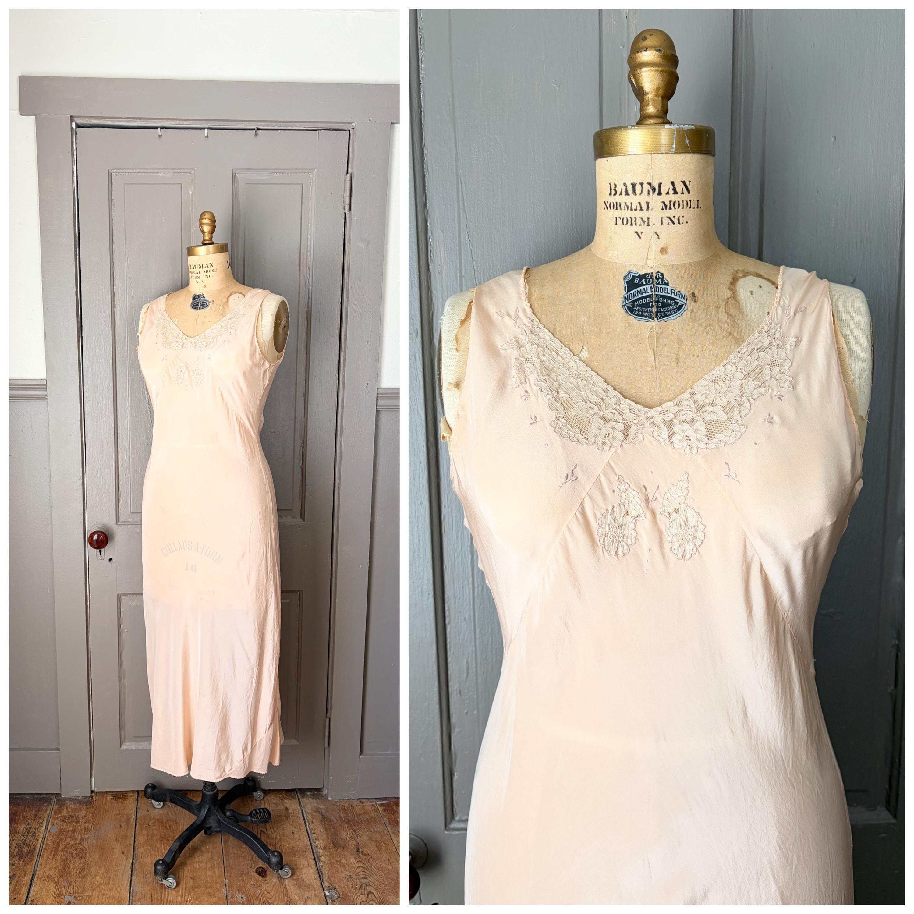 1930s Silk Nightgown - Etsy