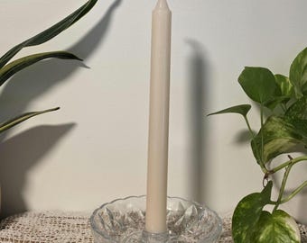 Vintage Princess House Coronation crystal candle holder bowl.