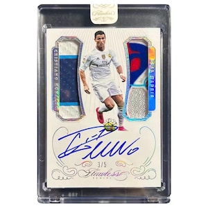Cristiano Ronaldo Patch Auto Style Display Card | Real Madrid Soccer Collectible