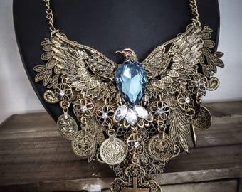 Necklace Maximum Silver Antique Lace Indian Dream Gypsy Boho