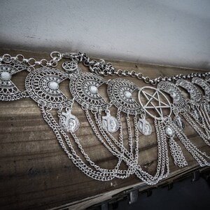 Cinturón tribal de danza del vientre 666 - Etsy España