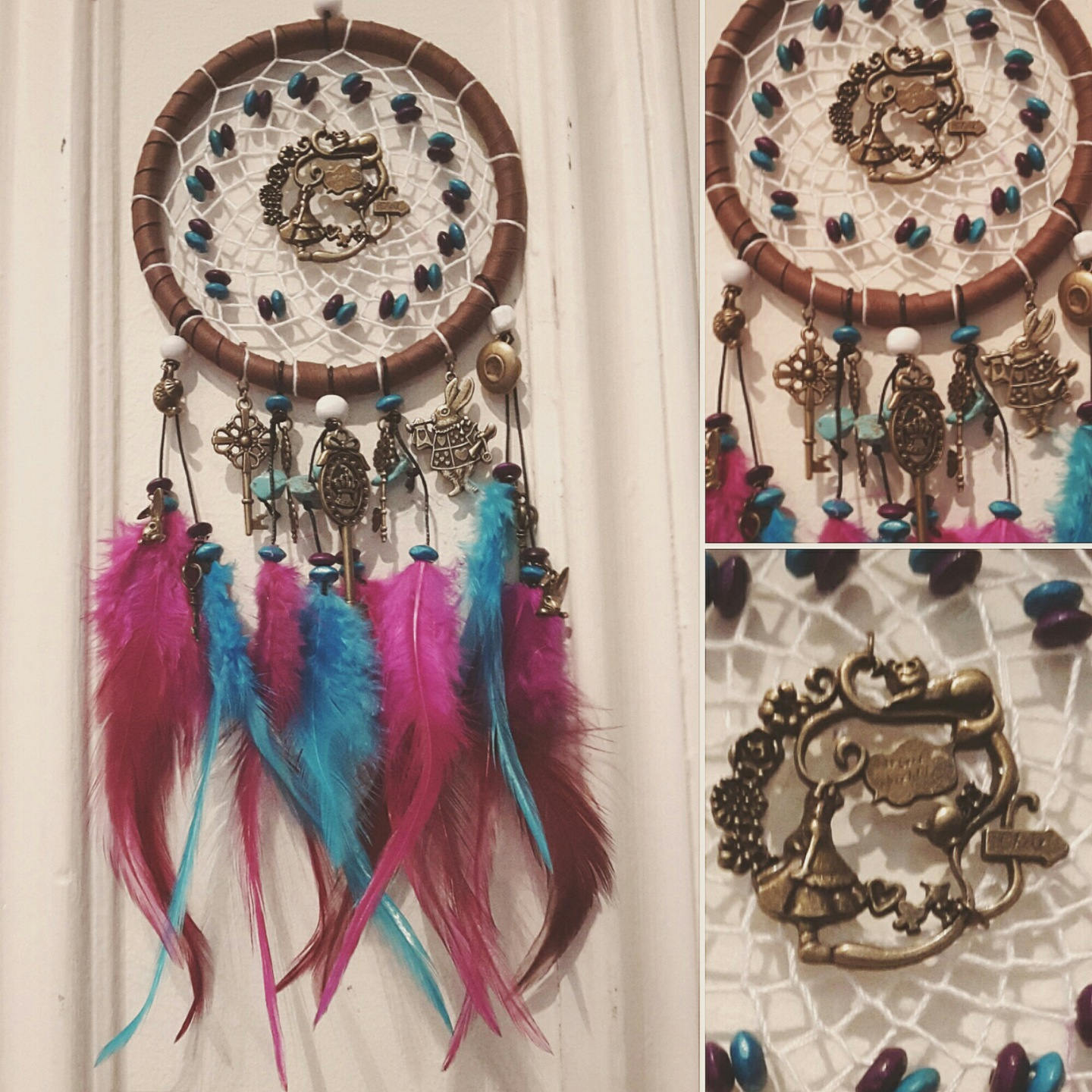 Attrape Rêve Dreamcatcher Alice Au Pays Des Merveilles Le Lapin Blanc