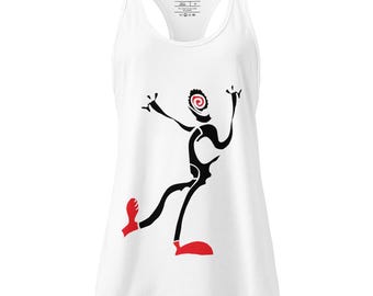 Canotta racerback aderente da donna