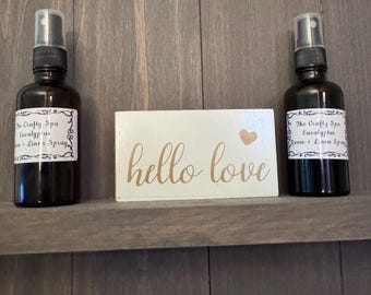 Fuga all'eucalipto: spray per ambienti e tessuti con oli essenziali per il relax.