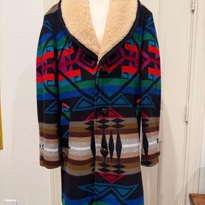 Vintage High Grade Western Wear by Pendleton Wool Coat