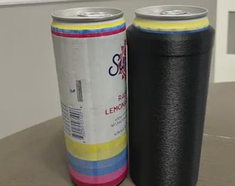 Refroidisseur de canette mince pour canettes de 12 oz, étui pour canette mince standard de 12 oz, porte-canette de soda isotherme, accessoire de boisson de bureau, cadeau de bar unique