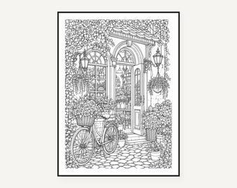 Whimsical Fantasy Landscape Art Prints, Enchanted Village, Mythical Forest Poster Pack (Digital Download)