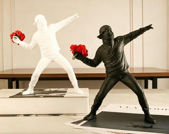 手描きの3Dプリントされたヴォルデモート卿とナギニのフィギュア 