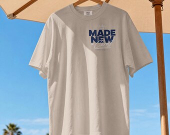 Made New in Christ T-Shirt | Christian Faith Tee, Religious Scripture Shirt