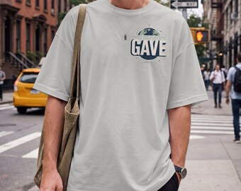 Christian GAVE Shirt | John 3:16 Scripture, Globe Design
