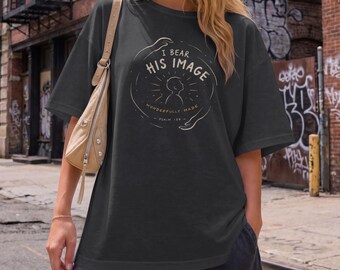 I Bear His Image tee | Christian faith silhouette shirt