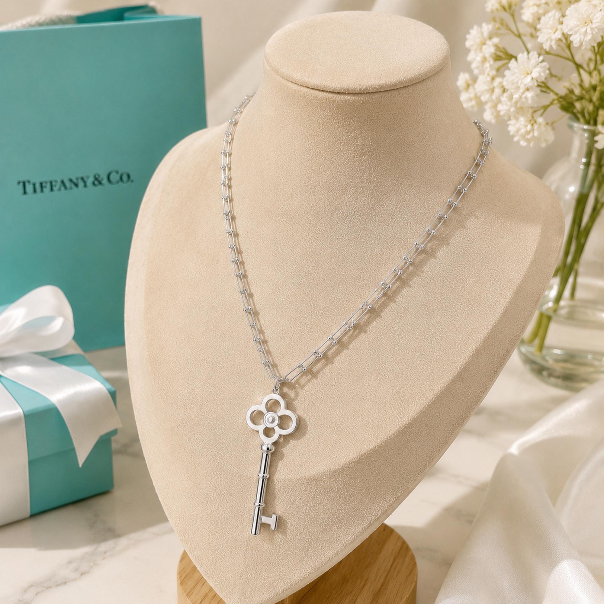 Tiffany & Co. キー ネックレス Tiffanys keys - Etsy 日本
