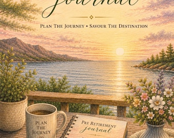 UK Pre Retirement Journal, Life After Work Planner, Pension Budget Tracker (A4 PDF)