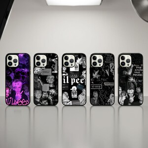 Emo Rap Legend Phone Case Pink Grunge Cover for Samsung S25 S24 Ultra iPhone 17 16 15 14 13 Pro Max Sad Boy Memorial Gift