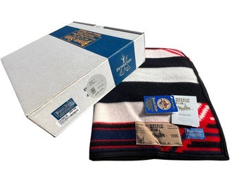 1996 Chief Mariano Navajo Limited Edition Pendleton Beaver State 64 x 80 Blanket