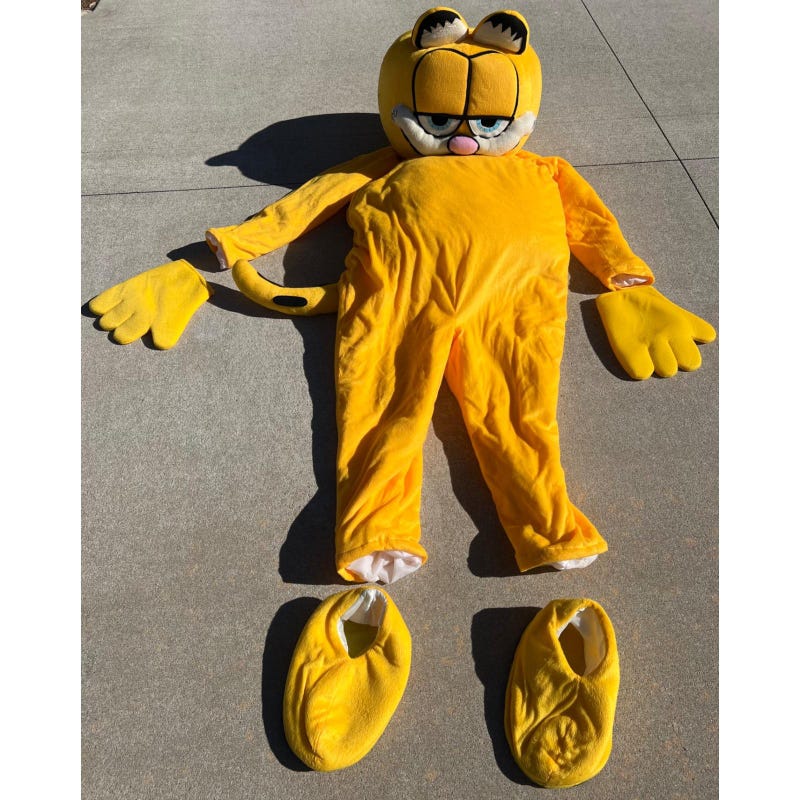 Garfield Packing Costume Adult Garfield - Etsy