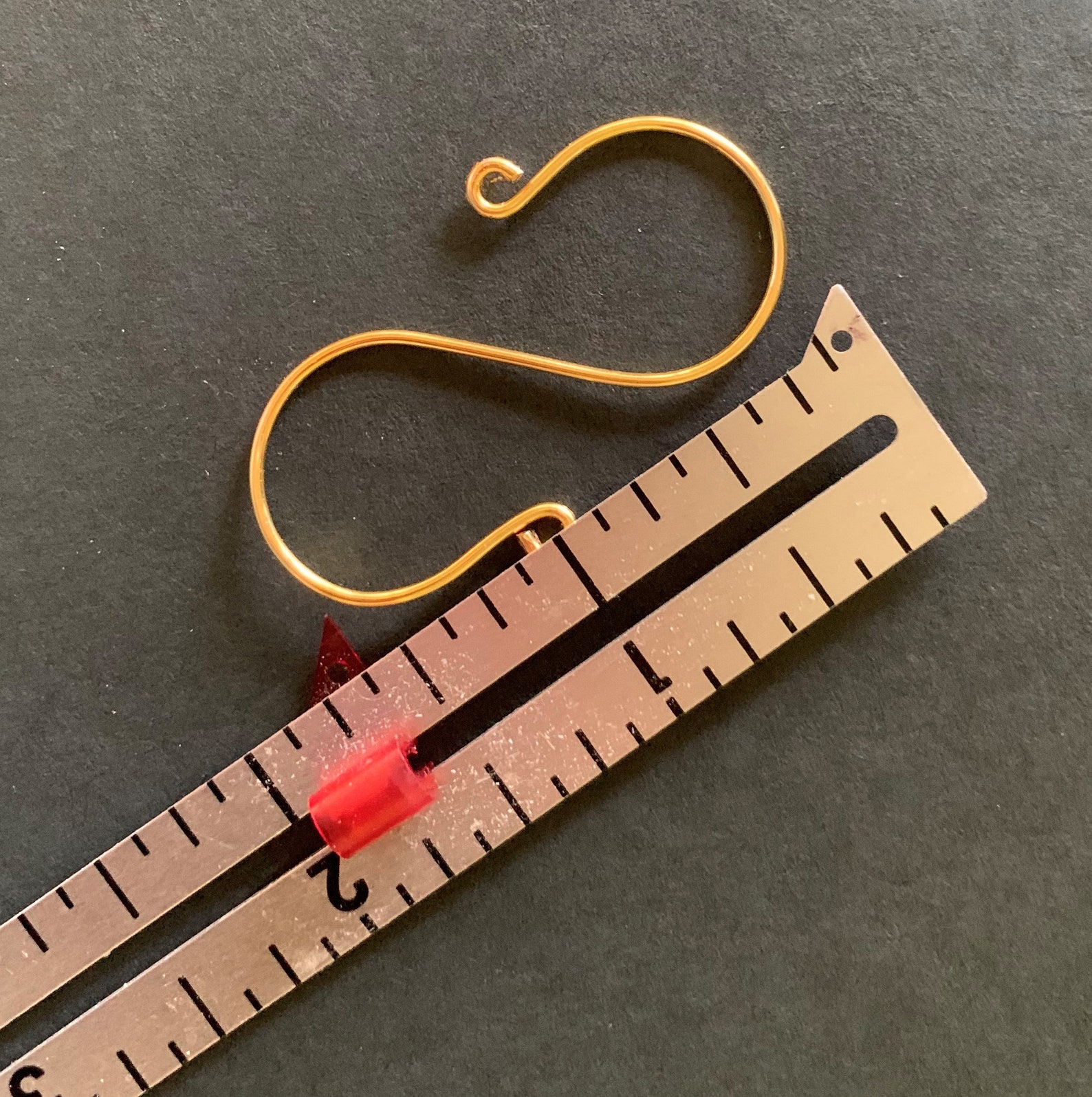 36 Gold Wire Heavy Duty s Ornament Hooks Etsy