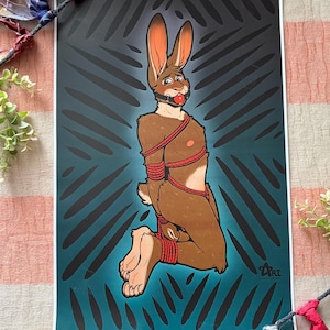 ROPE BUNNY Prints & Stickers