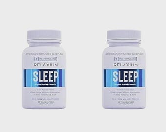 Pack Of 2 -(60 Capsules) Sleep Natural gift Supplement Relaxium for Better Sleep